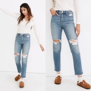 NWT Madewell Perfect Vintage Slim Jeans in Denman Wash sz 29
